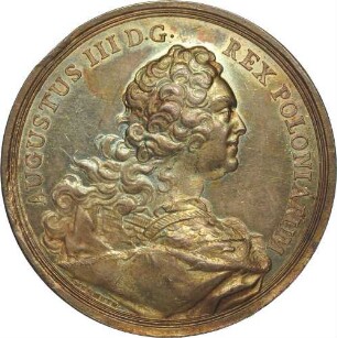 Kurfürst Friedrich August II. - auf das Weiße Adlerorden Schießen anlässlich seines Namenstages am 3. August