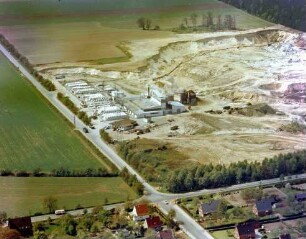 Kalksandsteinwerk Stüve & Co. (Am Sportplatz 40): Luftbild des Betriebes