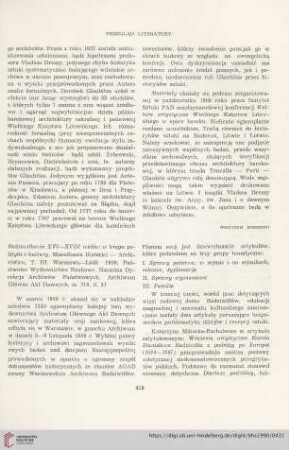 52: [Rezension von: Radziwiłłowie XVI-XVIII wieku: w kręgu polityki i kultury]