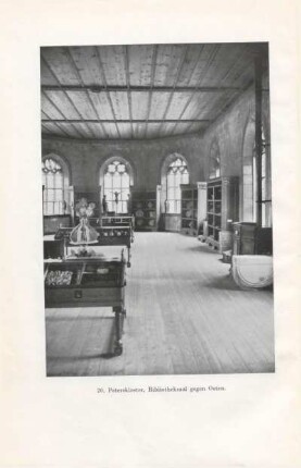 20. Peterskloster, Bibliotheksaal gegen Osten