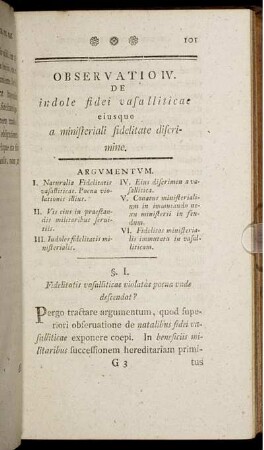 Observatio IV.
