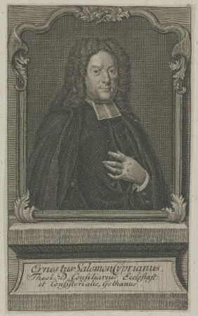 Bildnis des Ernestus Salomon Cyprianus