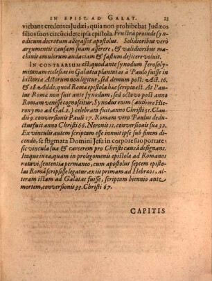 In divinam ad Galatas S. Pauli Apostoli epistolam Commentarius