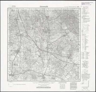 Meßtischblatt 2486 : Geierswalde, 1938 : Geierswalde. - Hrsg. 1912, redakt. Änd. 1938. - 1:25000. - [Berlin]: Reichsamt für Landesaufnahme, 1938. - 1 Kt.