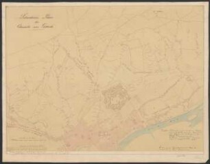 Situations-Plan der Citadelle von Lüttich