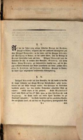 Geschichts- und Aktenmäßige Darstellung des Nürnbergischen unbestreitbaren Eigenthums- und Besitzes der in dem Baiern-Landshutischen Erbfolge Krieg acquirirten Ländereien : mit 6. Urkunden