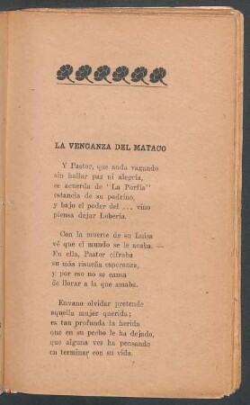 La venganza del Mataco