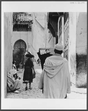 Medina von Fès : Straßenszene in der Medina der marokkanischen Stadt Fès