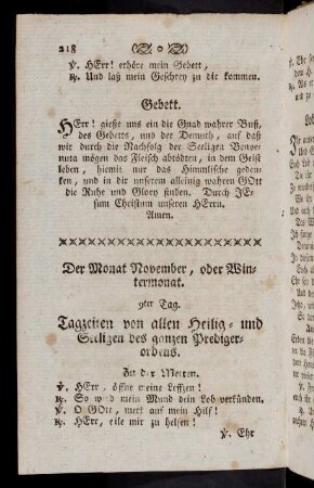 218-241, Der Monat November