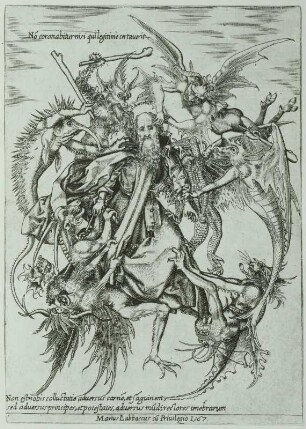 St. Antonius, von Dämonen geplagt