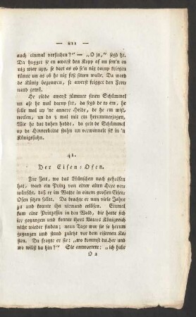 41. Der Eisen-Ofen.