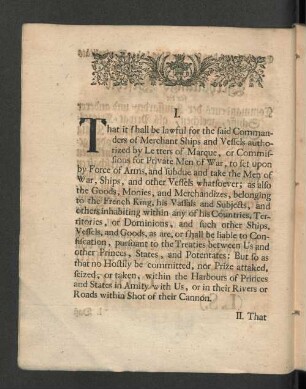 [Instructions I. - XVIII.]
