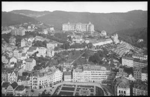 Karlsbad. Blick auf Karlsbad und Hotel Imperial