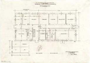 Gsaenger, Gustav; Lenggries (Bayern); Pommerstadl, Umbau - Grundriss EG