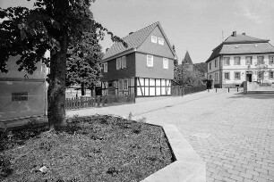 Fachwerkhaus (Fachwerkhaus); Hünfeld, Johannesplatz 5