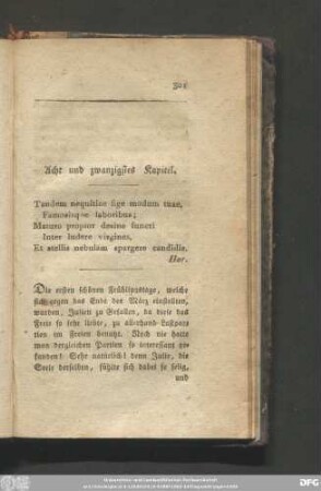 Acht und zwanzigstes Kapitel.
