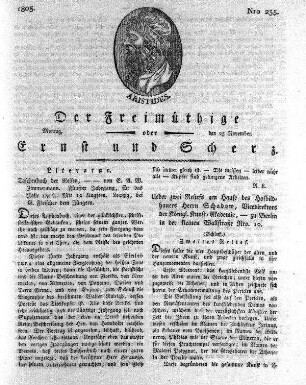 Nro. 235, Montag den 25. November