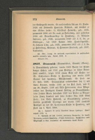 3857. Stammich (Stammichius, Stante) (Georg)