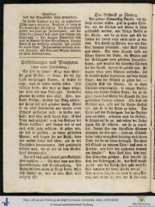 Das Gespenst zu Florenz.
