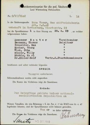Veser, Emma