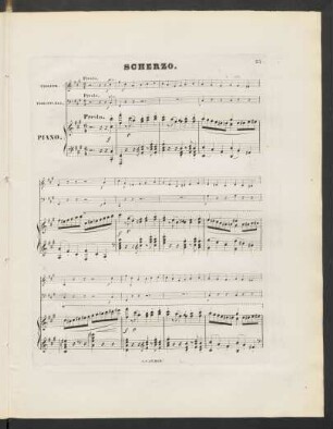 Scherzo. Presto