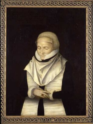 Kurfürstin Anna von Sachsen auf dem Totenbett