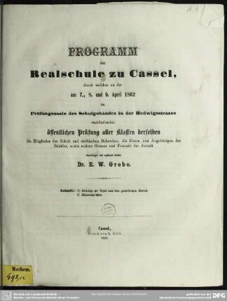 Beiträge zur Lehre von dem geradlinigen Dreieck