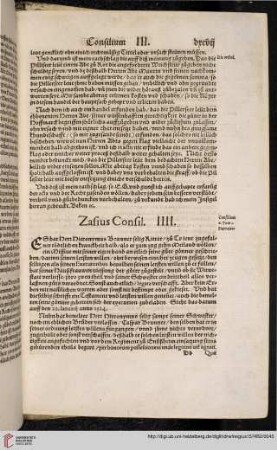 Zasius Consil. IV.