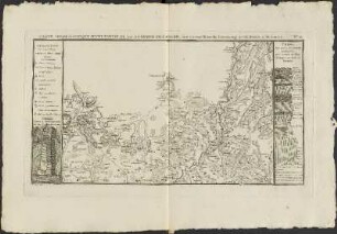 Carte Mineralogique D'Une Partie De La Lorraine Allemande, où se trouvent Thionville, Luxembourg, Sierck, Remich et Rodemack.