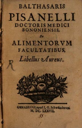 De alimentorum facultatibus Libellus