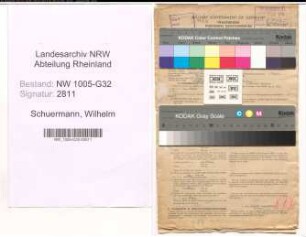 Entnazifizierung Wilhelm Schuermann , geb. 04.01.1886 (Stadtbauoberamtmann)