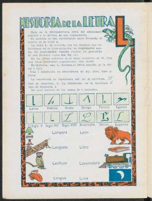 Historia de la letra L