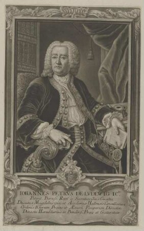 Bildnis des Iohannes Petrvs de Ludewig