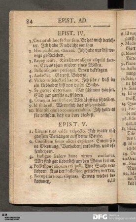 Epist. IV.