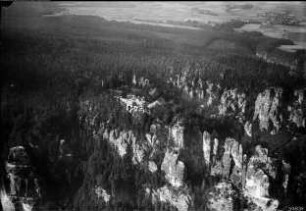 Bastei, Felsformation im Elbsandsteingebirge