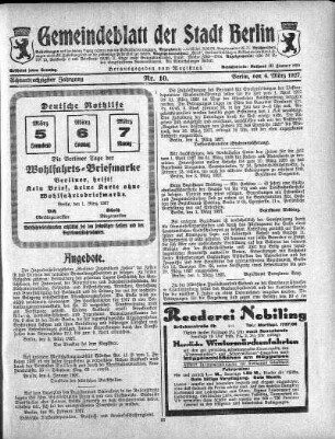 1927,10: Nr. 10, 6. März 1927