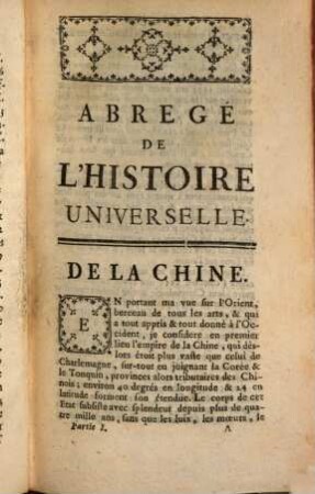 Abregé De L'Histoire Universelle, Depuis Charlemagne, Jusques A Charle Quint, 1