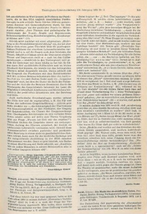 310-312 [Rezension] Jacob, Günter, Die Macht des ohnmächtigen Gottes