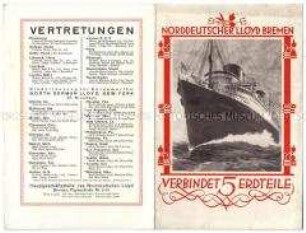 Auszug aus dem Schiffstagebuch der "Bremen" von der 7. New-York-Reise 1929 - Nachlass