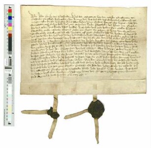 Graf Johann und Gräfin Margarete von Nassau stiften der Martini- und Nikolaikirche zu Siegen als jährliche Rente ein Malter Weizen aus der Steinen-Mühle am Siegberg.