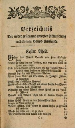 Die traurigen Würkungen der Liebe, und die Ausschweifungen dieser Leidenschaft, 1