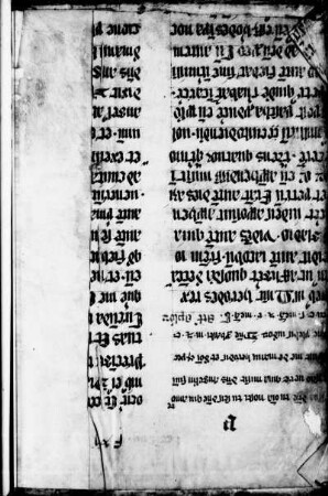Pergamentmakulatur (Act, lat, 13. Jh.)