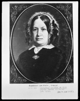 Bildnis der Frau Sophie Jeanne Schlosser
