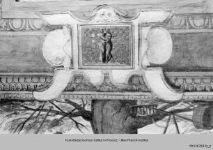 Allegorie der Zeit mit Jahreszeiten und Tageszeiten, Genreszenen und Landschaftsdarstellungen : Deckenfresken der Sala Terrena