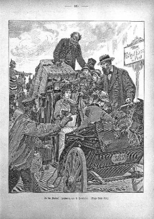 In die Ferien! Zeichnung von E. Henseler