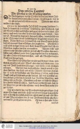 Das zweyte Capittel