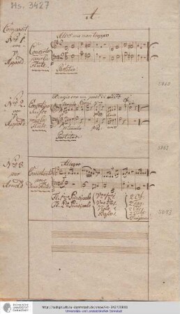 Katalog der auf Großherzoglich Hessischen Musikbibliothek befindlichen Concerte