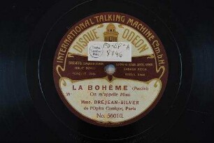 La bohème : On m'appelle Mimi / (Puccini)