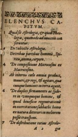 Astrologia Theologizata, Hoc Est: Quod Externus Homo Cum Omnibus Operibus, Quantumvis lumine naturae in omni scientiarum genere splendibus, deponi, abnegari & plane emori: Internus Autem Per Lumen Gratiae Assumi, Confessione & vita praedicari, & soli Deo ad regni coelestis haereditatem capiendam vivere debeat