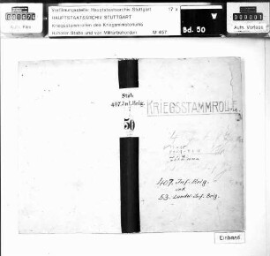 Kriegsstammrolle der 407. Infanterie-Brigade - Stab